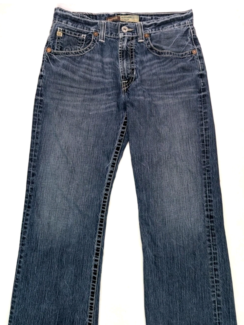 2 Pair Of Big Star Relaxed Straight Jeans Size 34R. GUC OBO